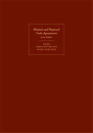 Bilateral and Regional Trade Agreements