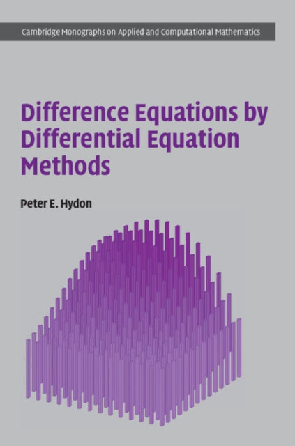 Book cover of: Difference Equations by Differential Equation Methods