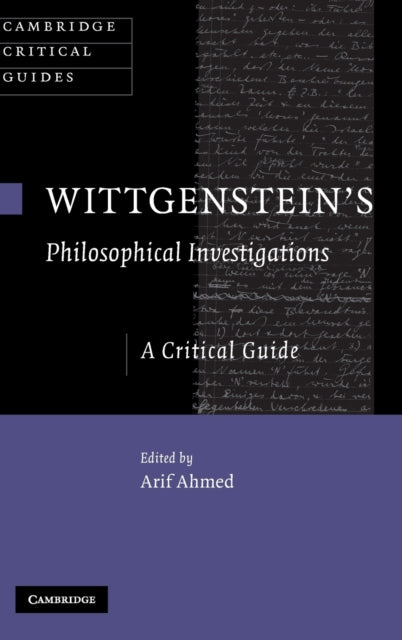 Book cover of: Wittgenstein's Philosophical Investigations