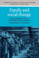 Book cover of: Family and Social Change. By: Angelique Janssens