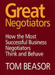 Book cover of: Great Negotiators. By: Tom Beasor