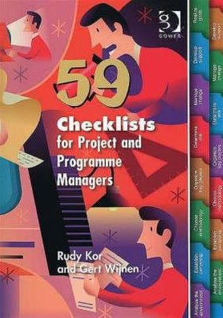 Book cover of: 59 Checklists for Project and Programme Managers. By: Rudy Kor