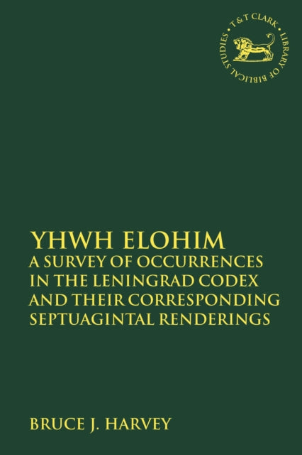 Book cover of: YHWH Elohim. By: Bruce J. Harvey