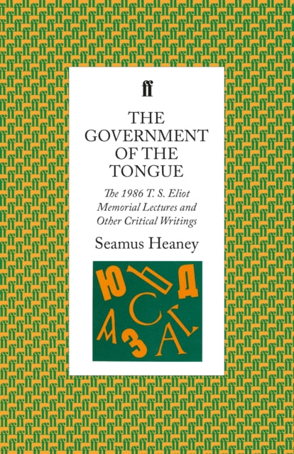 Book cover of: Government of the Tongue