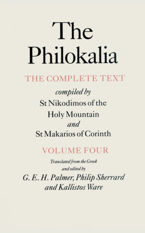 The Philokalia Vol 4