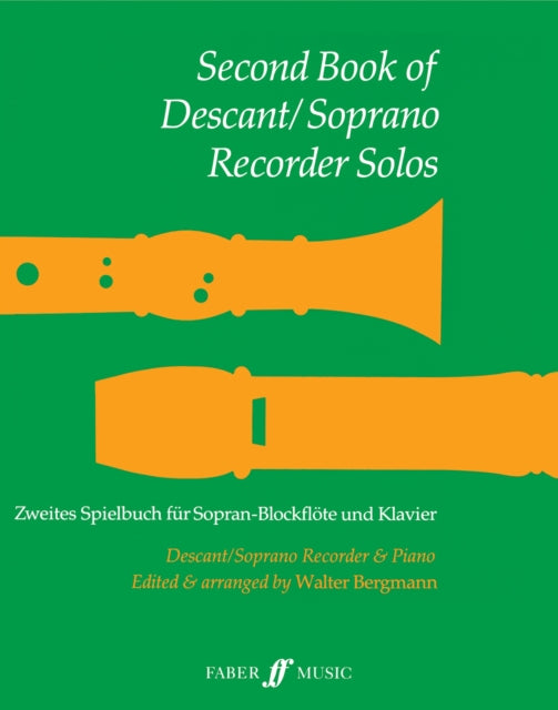 Book cover of: Second Book Of Descant/Soprano Recorder Solos. By: Various