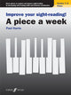 Book cover of: Improve your sight-reading! A piece a week Piano Grades 7-8