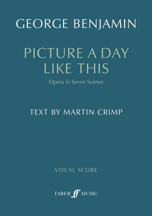 Picture a day like this (First Edition Vocal Score)