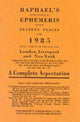 Book cover of: Raphael's Astronomical Ephemeris of the Planets' Places