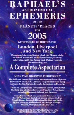 Raphaeli astronoomilised planeetide efemeerid 2005