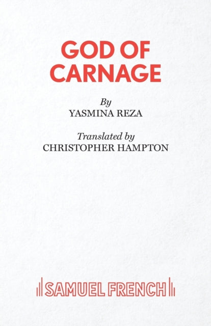 Book cover of: God of Carnage. By: Yasmina Reza