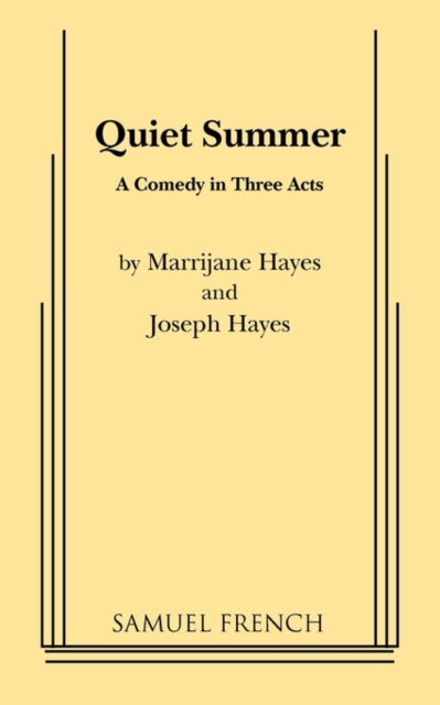 Book cover of: Quiet Summer. By: Marrijane Hayes