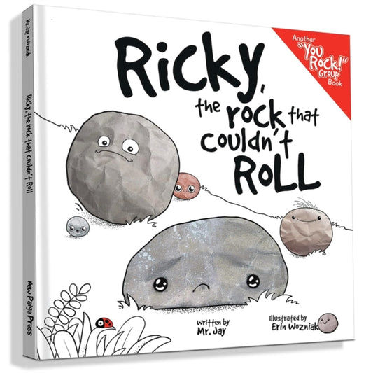 Book cover of: Ricky, the Rock That Couldn't Roll. By: Mr. Jay