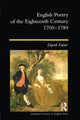 Book cover of: English Poetry of the Eighteenth Century, 1700-1789. By: Professor David Fairer