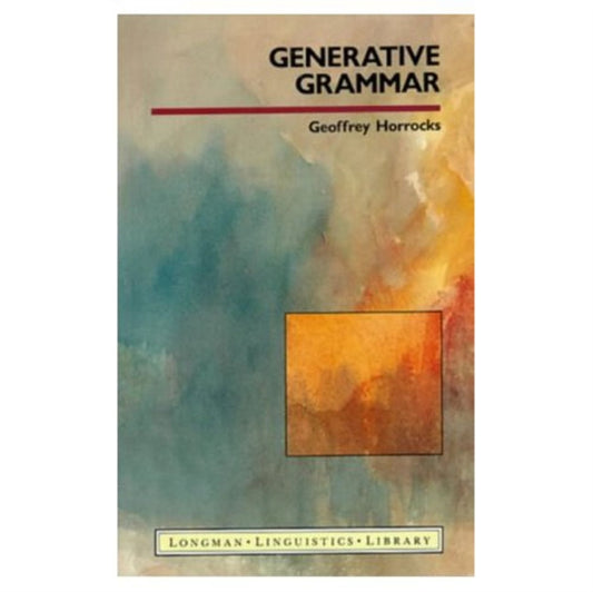 Book cover of: Generative Grammar