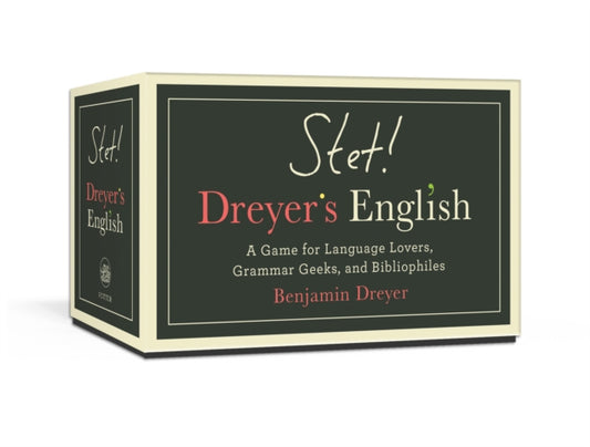 Book cover of: STET! Dreyer's Game of English. By: Benjamin Dreyer