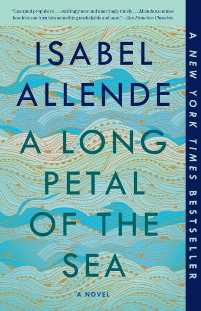 Book cover of: Long Petal of the Sea. By: Isabel Allende