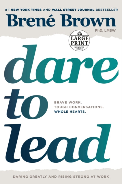 Book cover of: Dare to Lead. By: Brené Brown