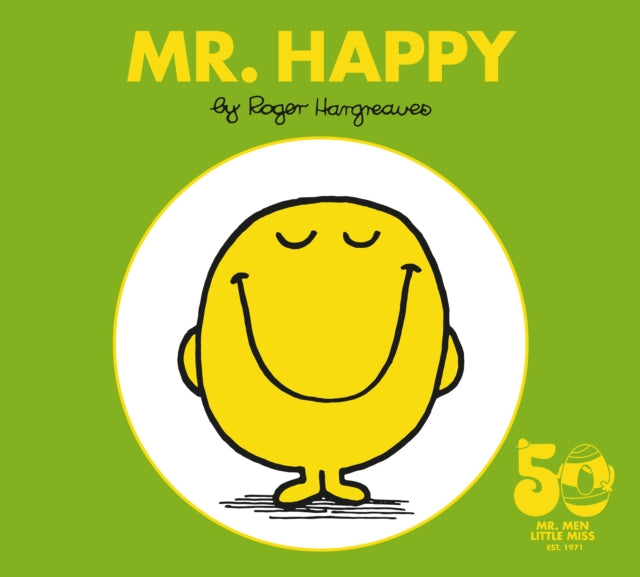 Book cover of: Mr. Happy. By: Roger Hargreaves