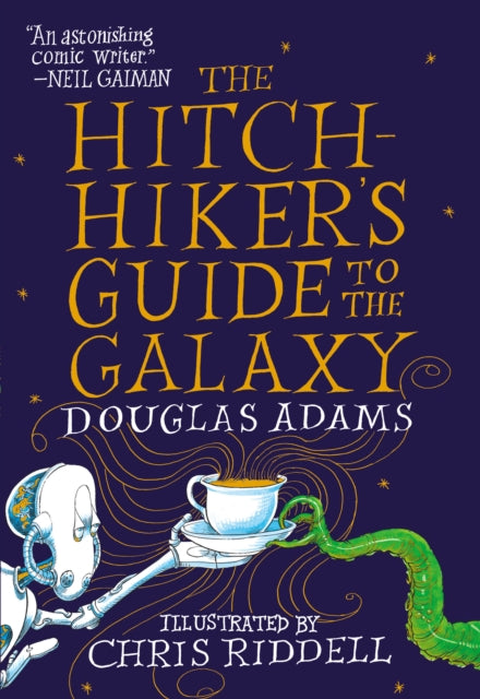 Book cover of: Hitchhiker's Guide to the Galaxy. By: Douglas Adams