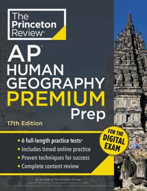 Book cover of: Princeton Review AP Human Geography Premium Prep, 17th Edition