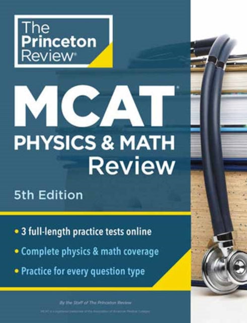 Book cover of: Princeton Review MCAT Physics and Math Review, 5th Edition