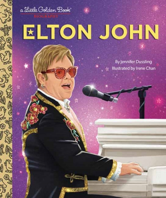 Book cover of: Elton John: A Little Golden Book Biography. By: Jennifer Dussling