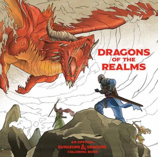 Dragons of the Realms, An Official Dungeons & Dragons Coloring Book 9780593838181 Official Dungeons & Dragons Licensed
