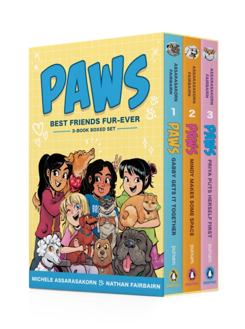 Book cover of: PAWS: Best Friends Fur-Ever Boxed Set (Books 1-3). By: Nathan Fairbairn