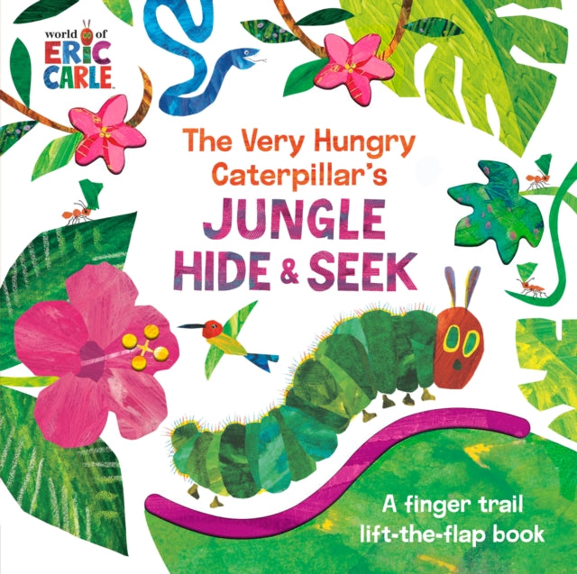 Book cover of: Very Hungry Caterpillar's Jungle Hide & Seek. By: Eric Carle