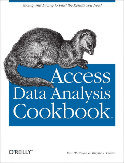 Book cover of: Access Data Analysis Cookbook. By: Ken Bluttman