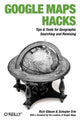 Book cover of: Google Map Hacks. By: Rich Gibson