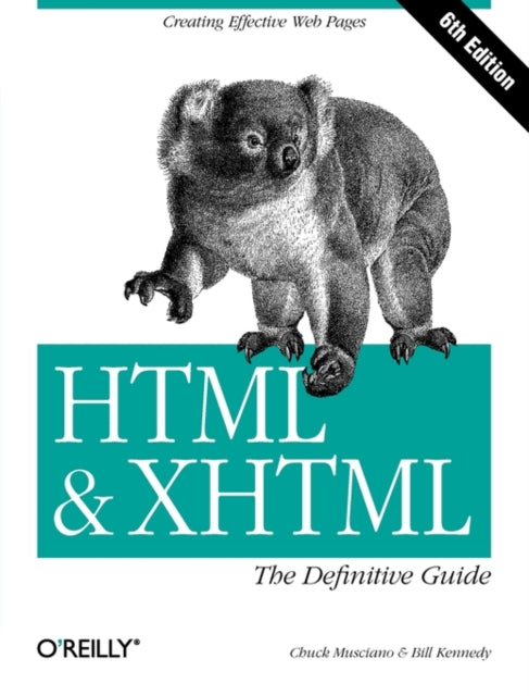 Book cover of: HTML & XHTML. By: Chuck Musciano