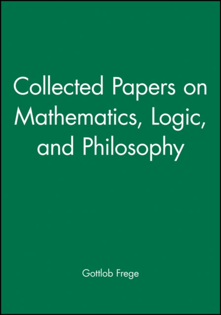 Book cover of: Collected Papers on Mathematics, Logic, and Philosophy