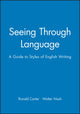 Book cover of: Seeing Through Language