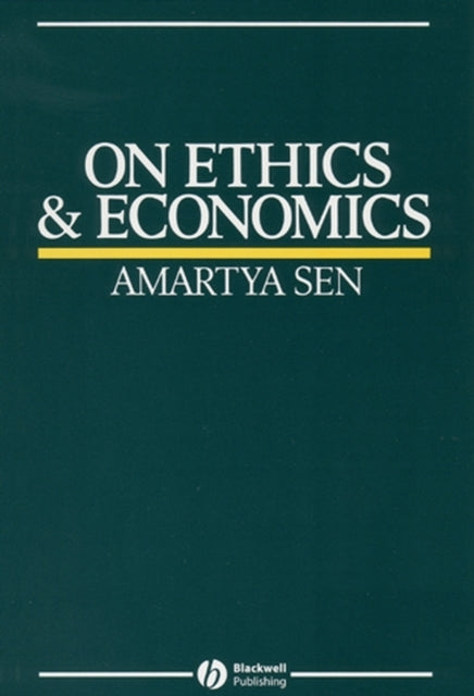 Book cover of: On Ethics and Economics