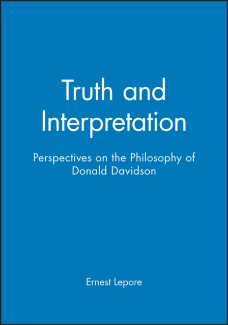 Book cover of: Truth and Interpretation. By: Ernest Lepore