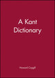 Book cover of: Kant Dictionary