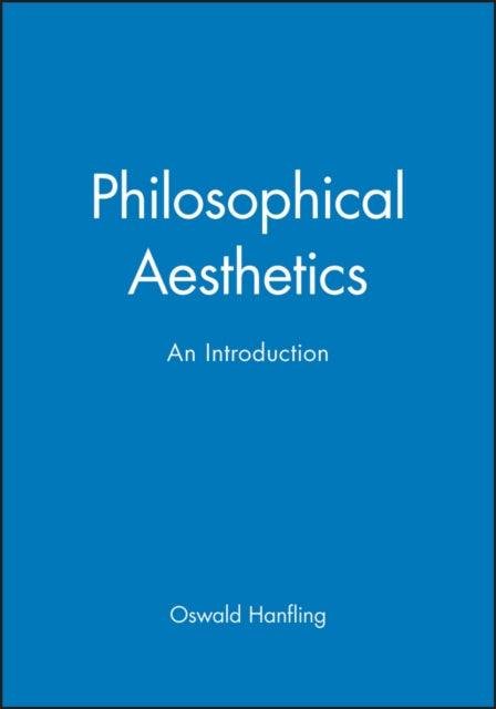 Book cover of: Philosophical Aesthetics. By: Oswald Hanfling