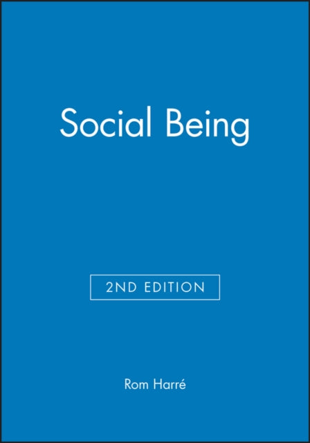 Book cover of: Social Being