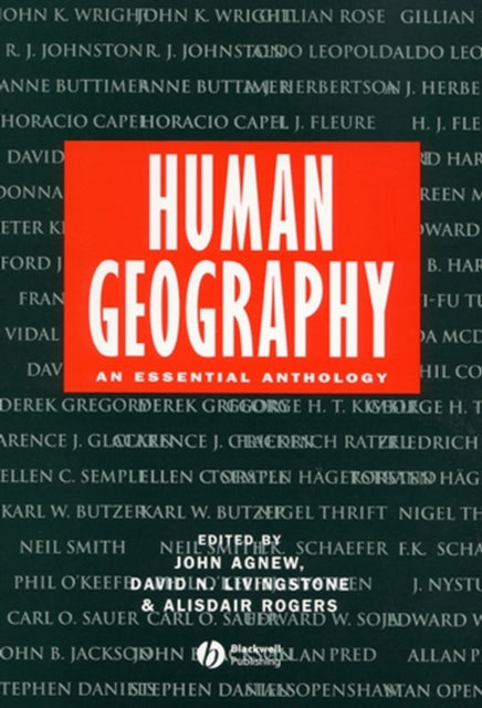 Book cover of: Human Geography. By: John Agnew