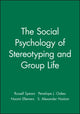 Book cover of: Social Psychology of Stereotyping and Group Life