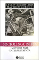 Book cover of: Sociolinguistics