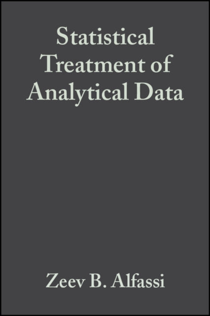 Book cover of: Statistical Treatment of Analytical Data. By: Zeev B. Alfassi