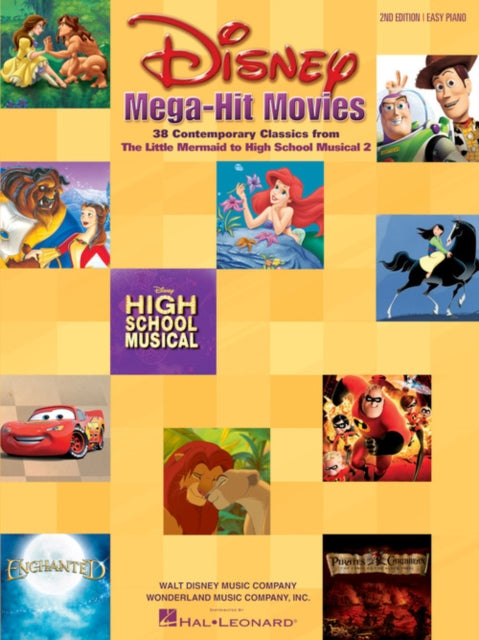 Book cover of: Disney Mega-Hit Movies. By: Hal Leonard Corp.