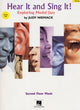 Book cover of: Hear It and Sing It! Exploring Modal Jazz. By: Judy Niemack