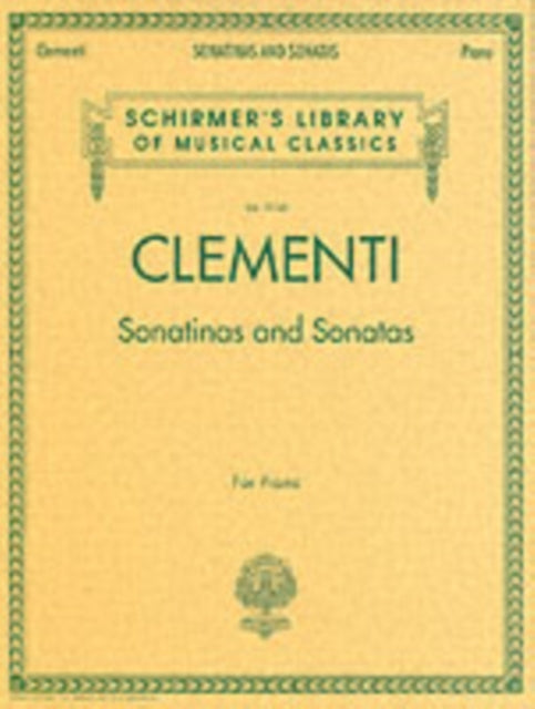 Book cover of: Sonatinas and Sonatas. By: Muzio Clementi