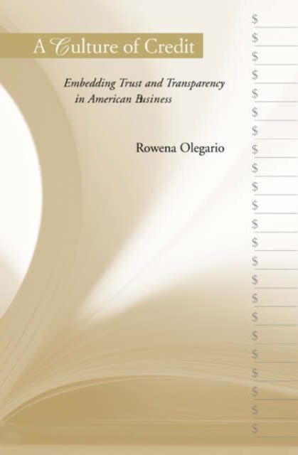 Book cover of: Culture of Credit. By: Rowena Olegario