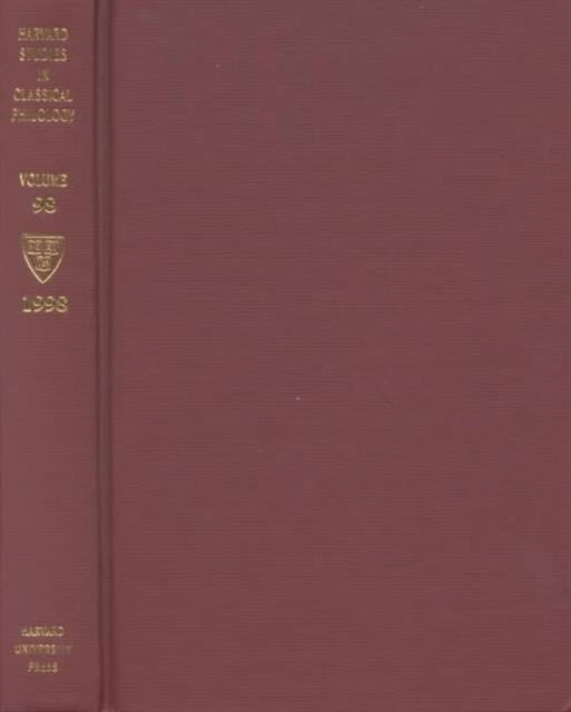 Book cover of: Harvard Studies in Classical Philology, Volume 98. By: Richard F. Thomas