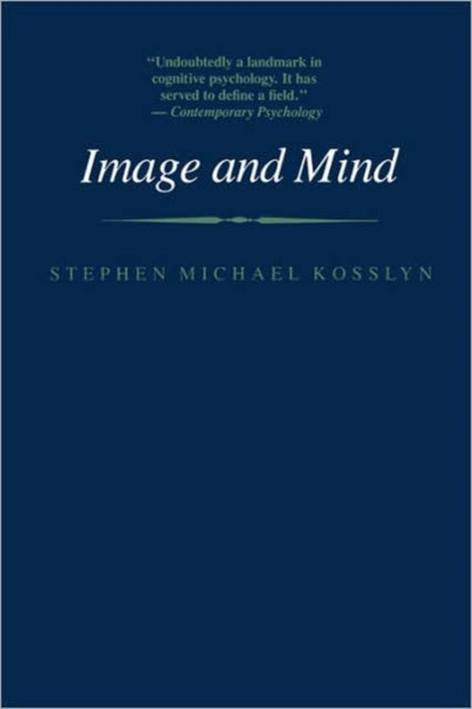 Book cover of: Image and Mind. By: Stephen M. Kosslyn